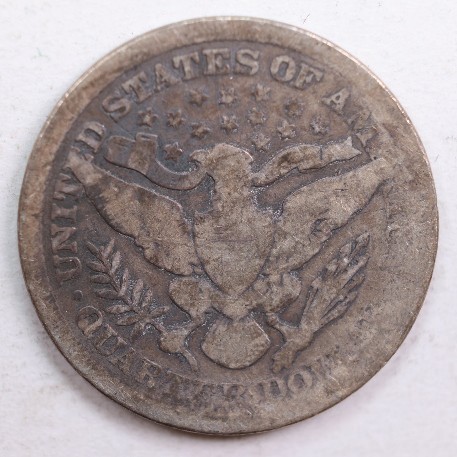 1897 Barber Quarter, Good Circulated Coin, Store #QR635