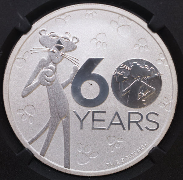 2024 $1, Silver Pink Panther 60th Anniversary, NGCX MS9.9, Store #SR013.