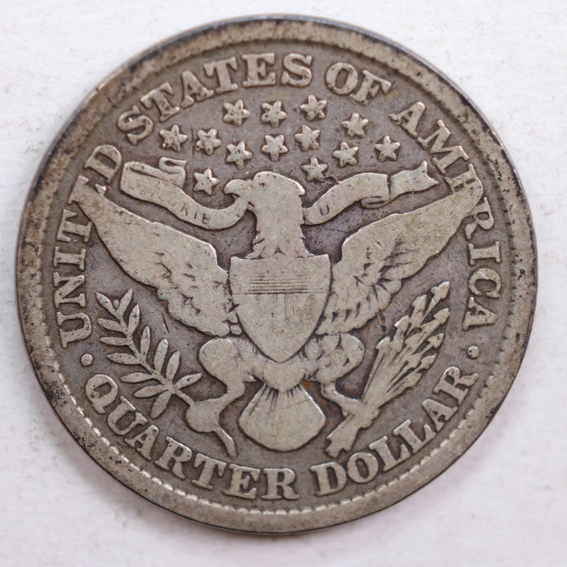 1897 Barber Quarter, Very Good Circulated Coin, Store