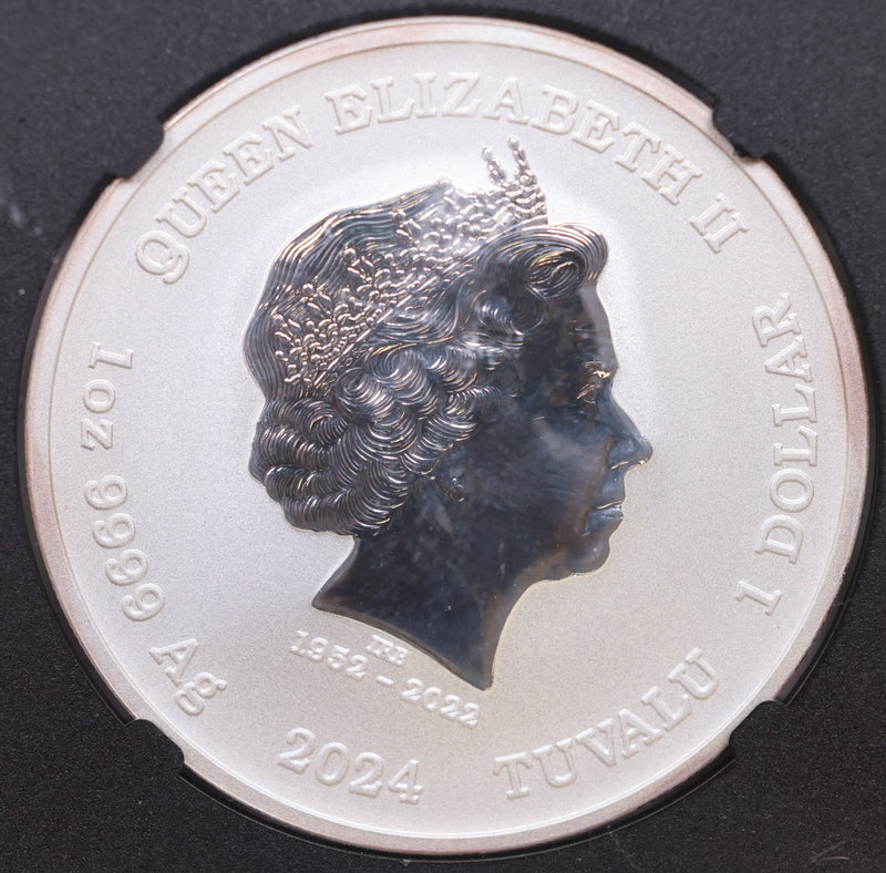 2024 $1, Silver Pink Panther 60th Anniversary, NGCX MS9.9, Store