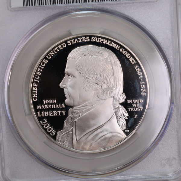 2005-P., Chief Justice Marshall., Silver Commemorative., CAC PR68., Store GMC043