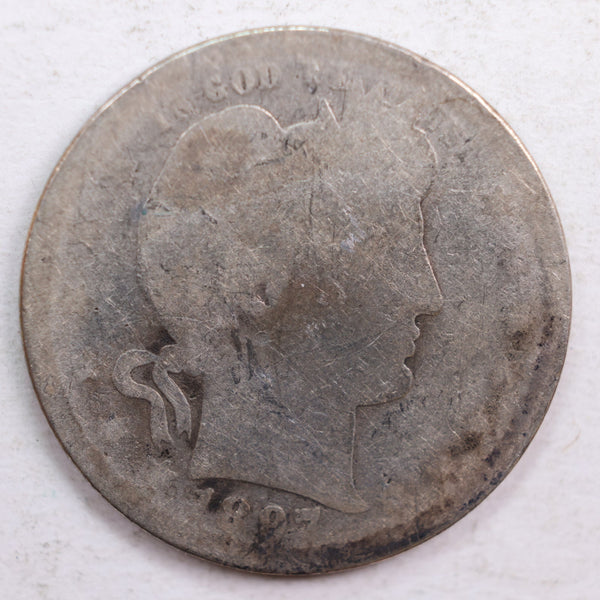 1897-O Barber Quarter, Fair Circulated Coin, Store #QR642