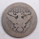 1897-S Barber Quarter, About Good Semi-key date Circulated Coin, Store