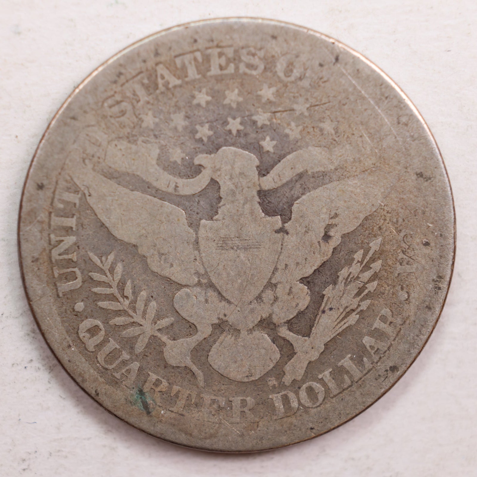 1897-S Barber Quarter, About Good Semi-key, Circulated Coin, Store #QR648