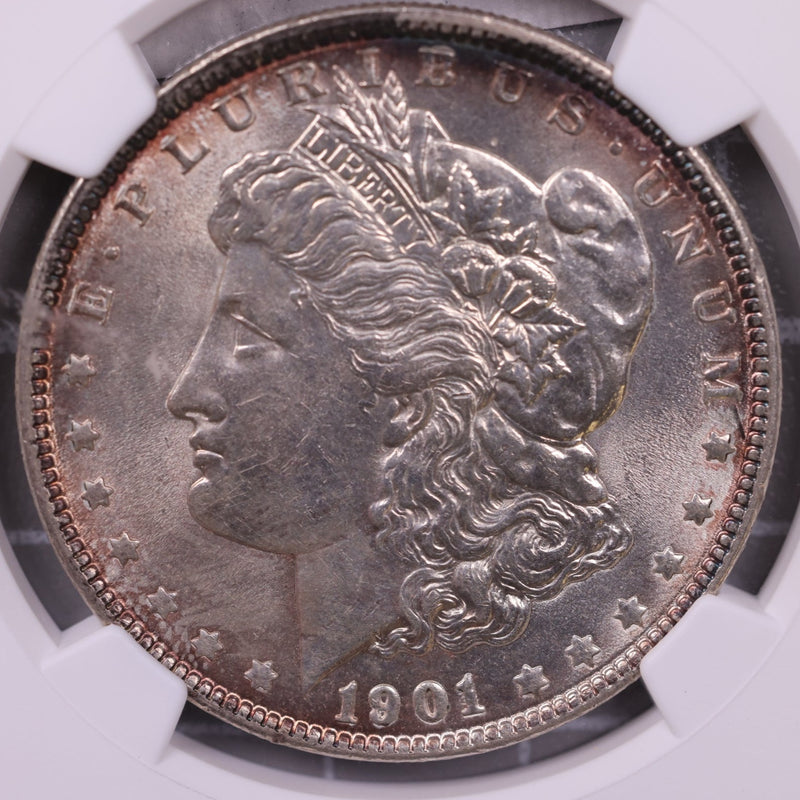 1901 Morgan Silver Dollar, NGC Certified Uncirculated Details., Store