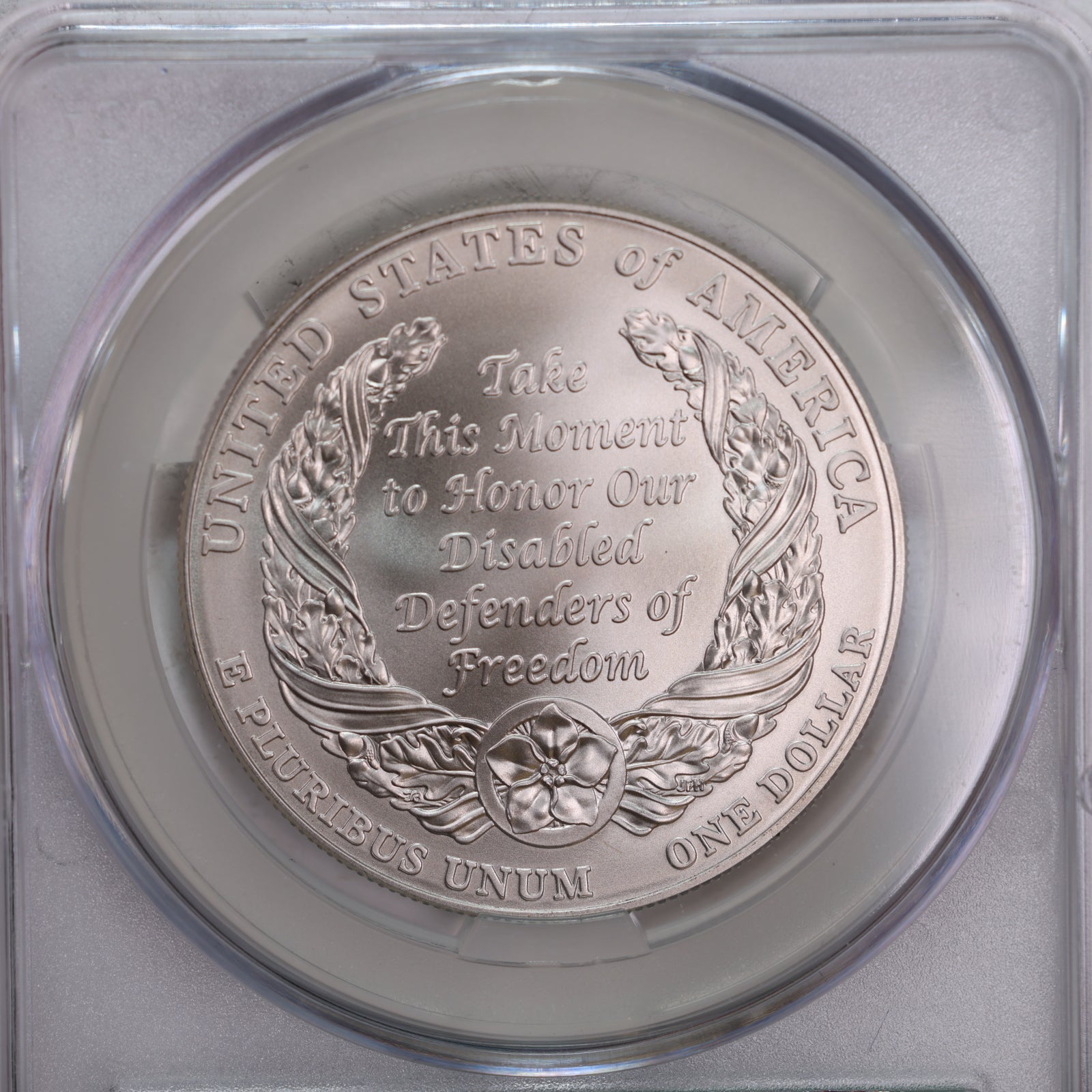 2010-W $1 Disabled Veterans Commemorative, CAC MS70, Store #GMC049
