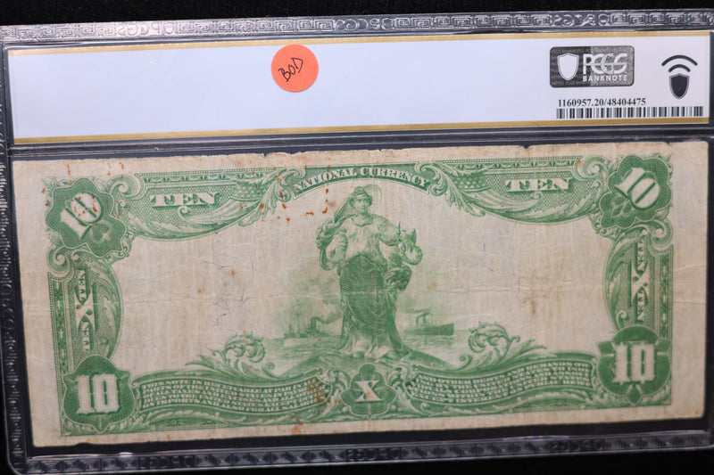 1902 $10, Appleton, WI., National Currency Note., PCGS Graded VF-20. Store