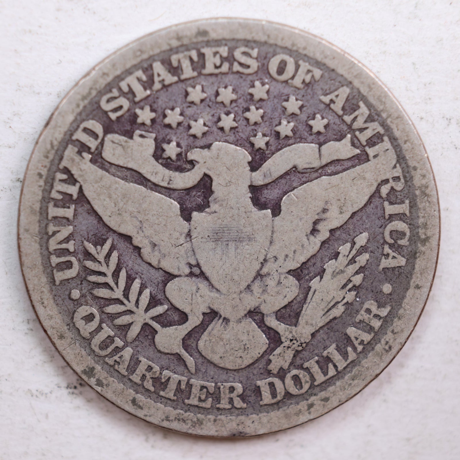 1898 Barber Quarter, Good Circulated Coin, Store #QR651
