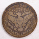 1898 Barber Quarter, Good Circulated Coin, Store