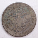 1899 Barber Quarter, Abt Good Circulated Coin, Store