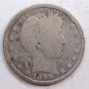 1899 Barber Quarter, Very Good Circulated Coin, Store