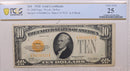 1928 $10, Gold Certificate, Fr# 2400, PCGS Graded VF-25, Store Sale #GCE012.