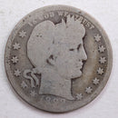 1899 Barber Quarter, Abt Good Circulated Coin, Store