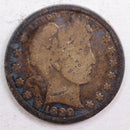 1899 Barber Quarter, Very Good Circulated Coin, Store