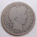 1899-S Barber Quarter, Good Circulated Coin, Store