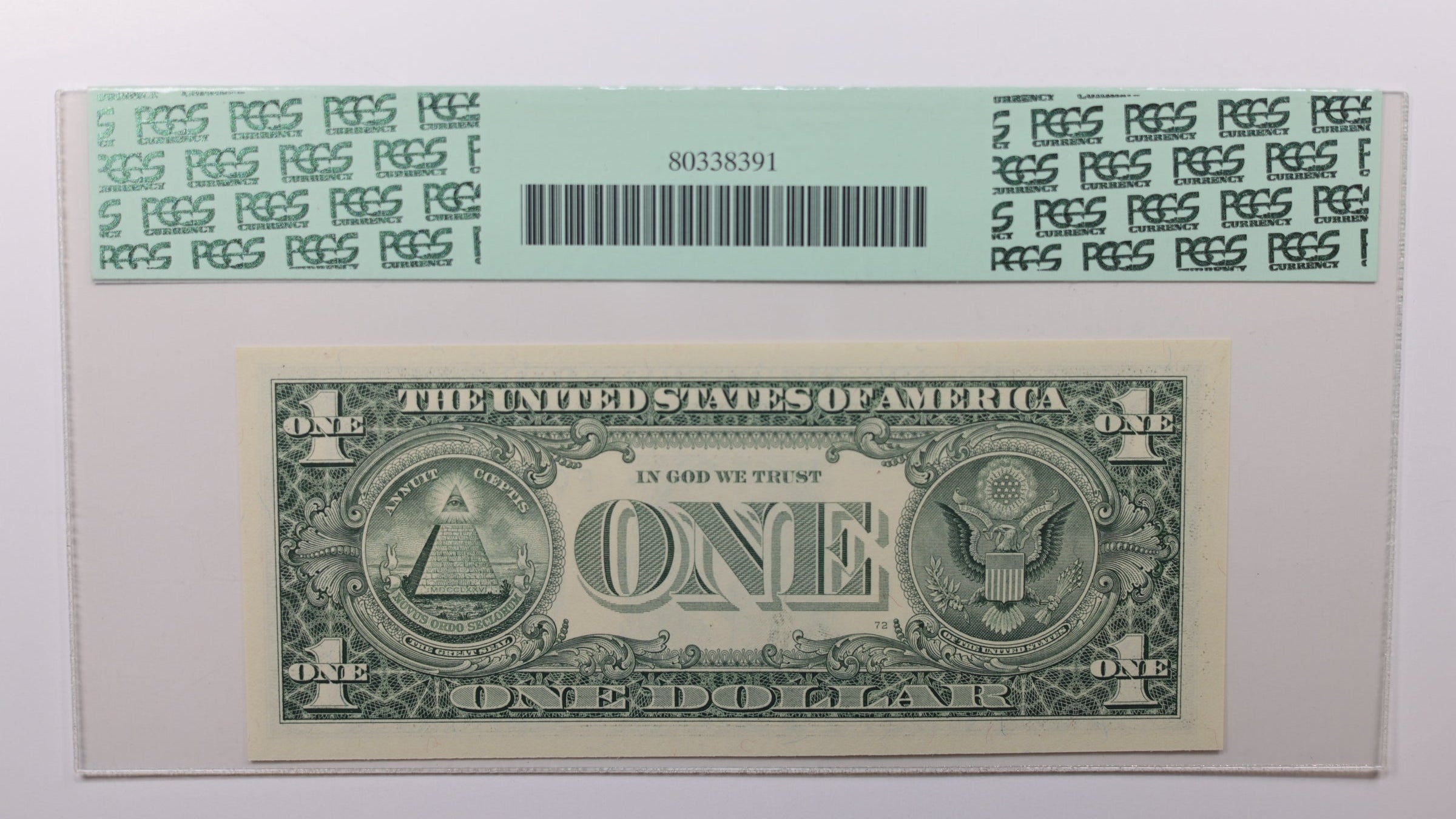 2006 $1 Federal Reserve Note, Low Serial Number, PCGS CU-65, PPQ, Store #GFRB102.