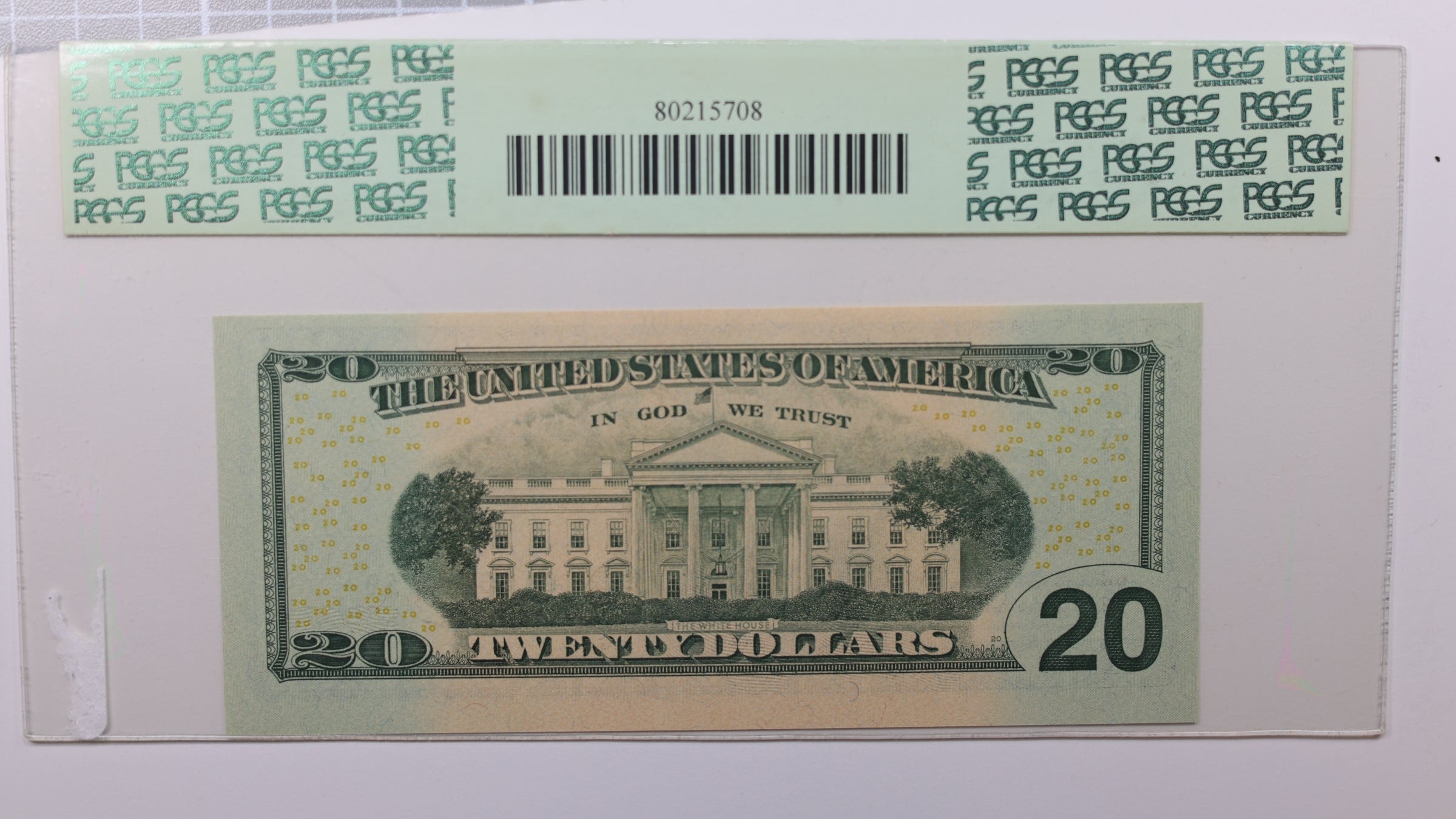 2004A $20 Federal Reserve Note, 'STAR NOTE',  PCGS CU-63, PPQ, Store #GFRB105.