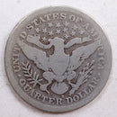 1900-S Barber Quarter, Very Good Circulated Coin, Store
