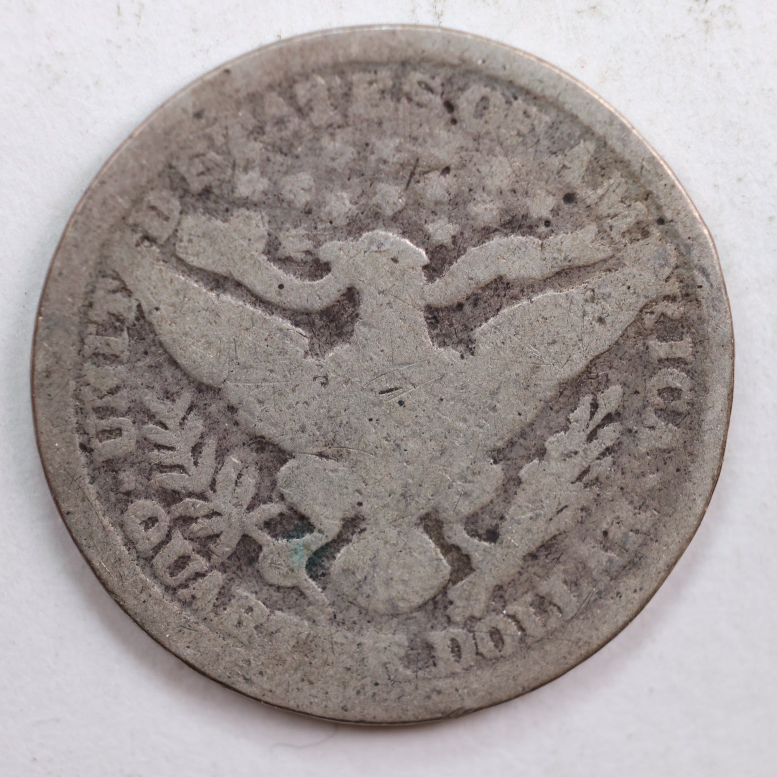 1901 Barber Quarter, Good Circulated Coin, Store #QR671
