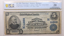 1902 $5, Jackson, MI, CH# 11289, National Bank Note, PCGS VF-20,  Store #NBN030.
