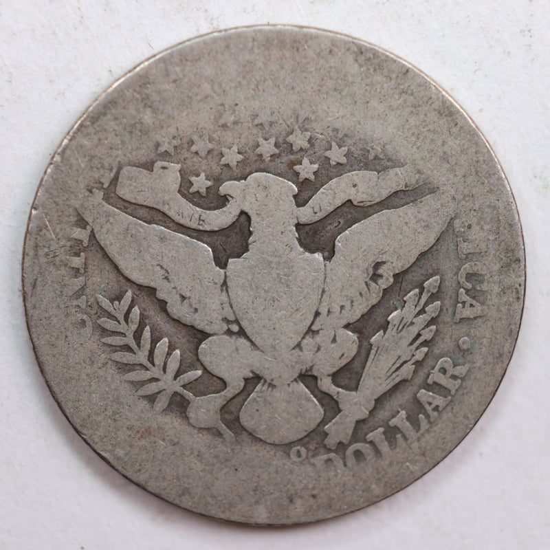 1901-O Barber Quarter, Abt Good Circulated Coin, Store