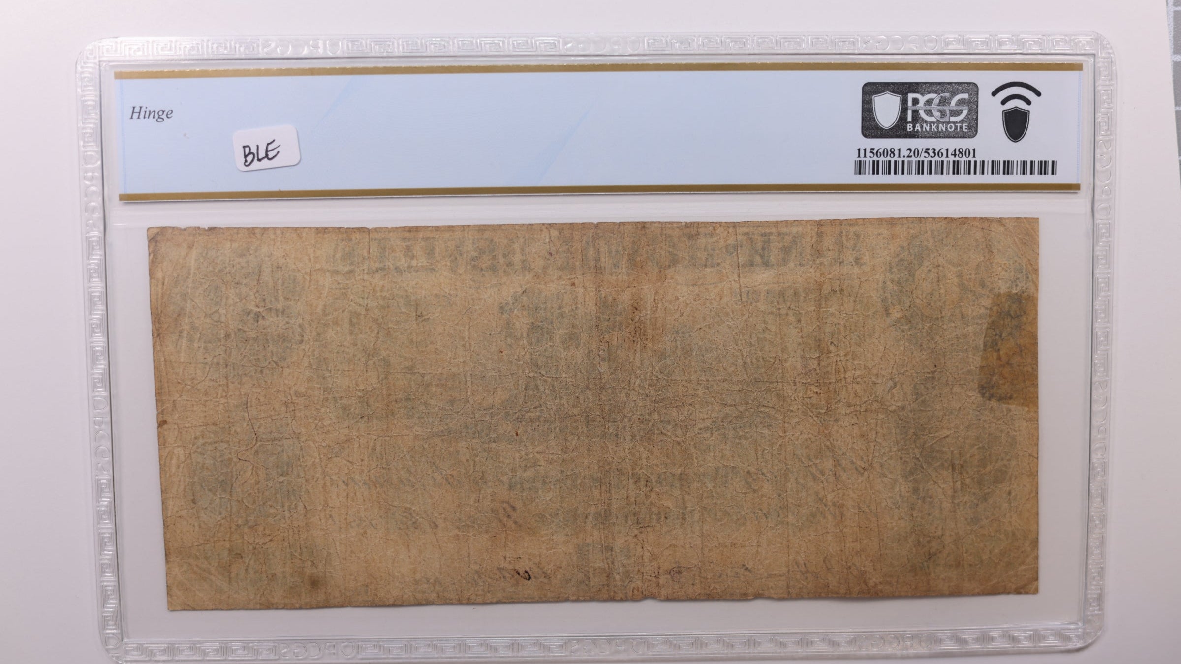 1861 $20, Howardsville Virginia, Obsolete Currency, PCGS VF20, Store #GVA024.