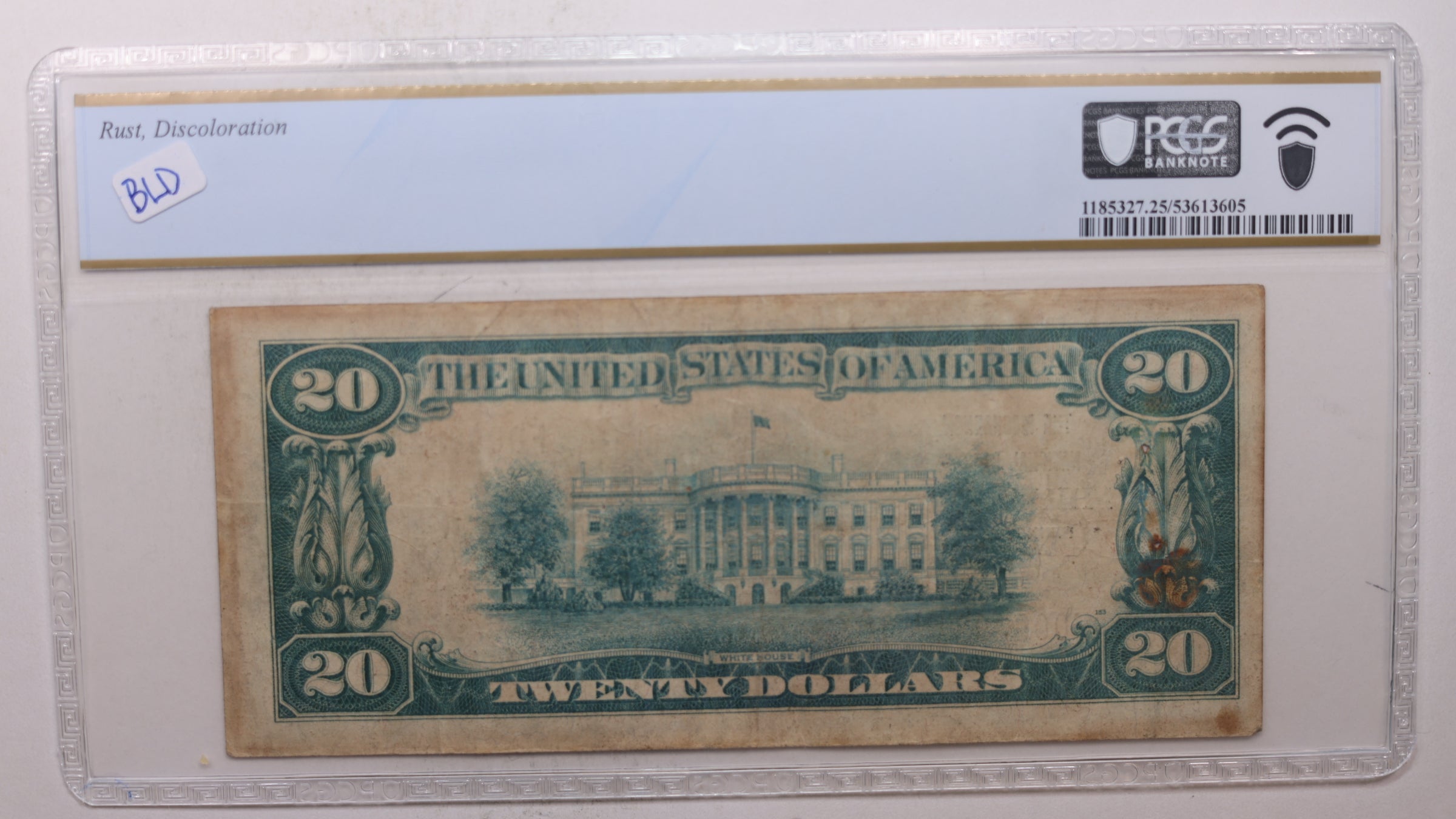 1929 $20, Philipsburg, PA, CH# 5066, National Bank Note, PCGS VF-25, Store #NBN038.