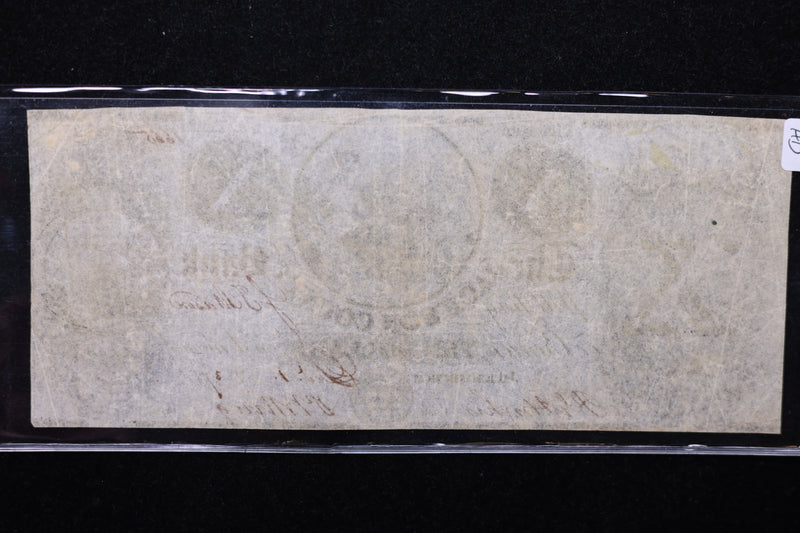 1837 $10 JACKSONBURGH, Michigan, Obsolete Currency. Store Sale