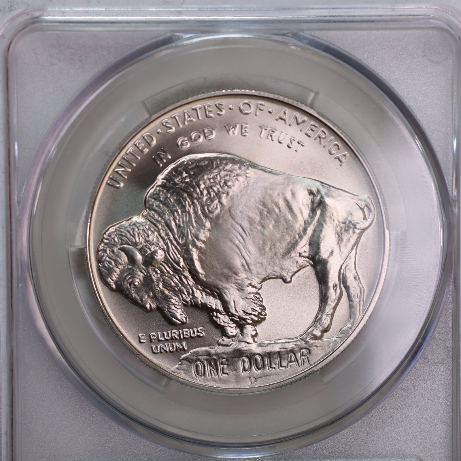 2001-D $1 American Buffalo Commemorative, CAC MS68, Store GMC069