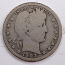 1903 Barber Quarter, Good Circulated Coin, Store