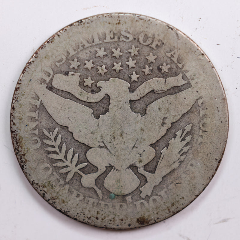 1903-S Barber Quarter, Abt Good Circulated Coin, Store