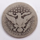 1904 Barber Quarter, Abt Good Circulated Coin, Store