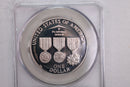1994-P, Vietnam Veterans Memorial., Silver Commemorative., CAC PR66., Store GMC075