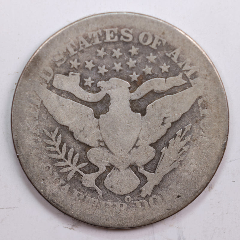 1904-O Barber Quarter, Abt Good Circulated Coin, Store
