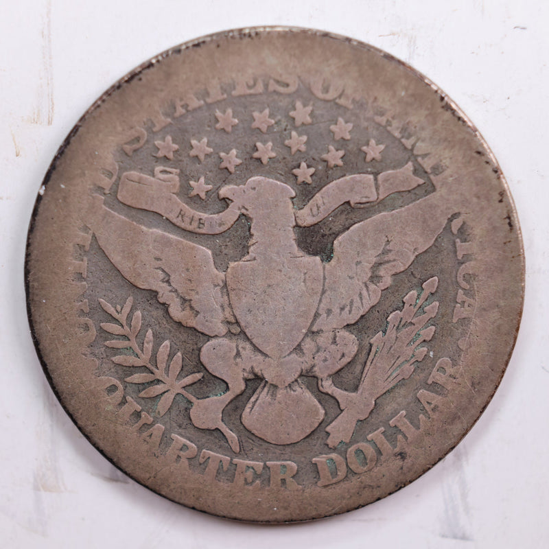 1904 Barber Quarter, Abt Good Circulated Coin, Store