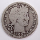 1905 Barber Quarter, Good Circulated Coin, Store