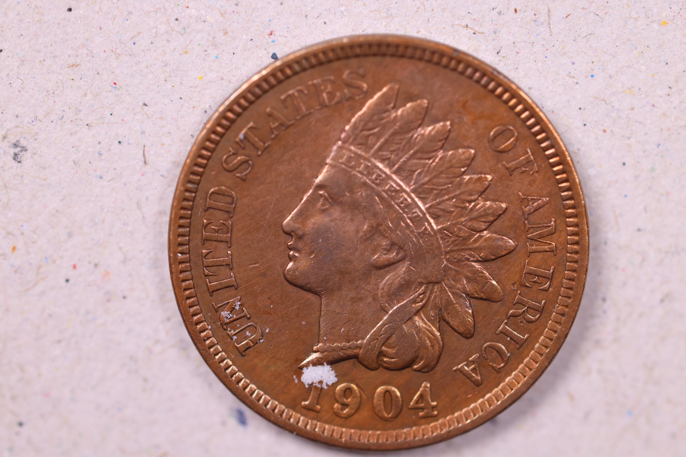 1904 Indian Head Cents., Extra Fine Circulated Coin., Store#0978