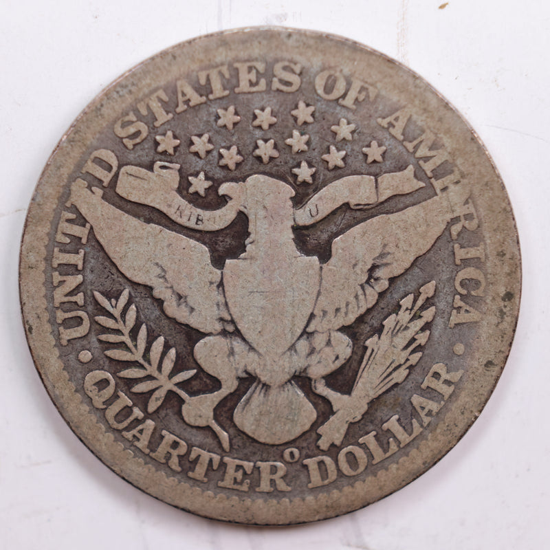 1906-O Barber Quarter, Good Circulated Coin, Store