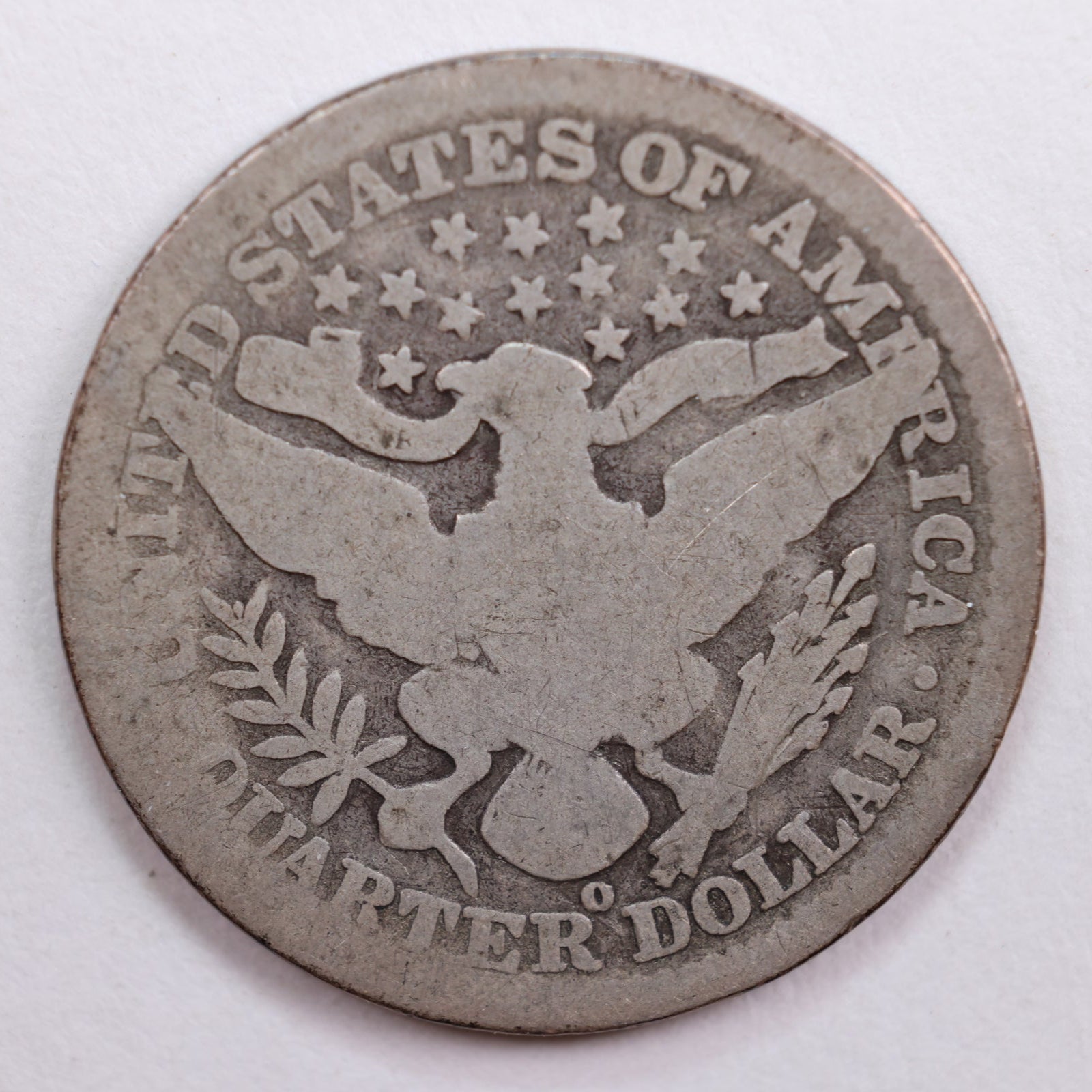 1907-O Barber Quarter, Good Circulated Coin, Store #QR709