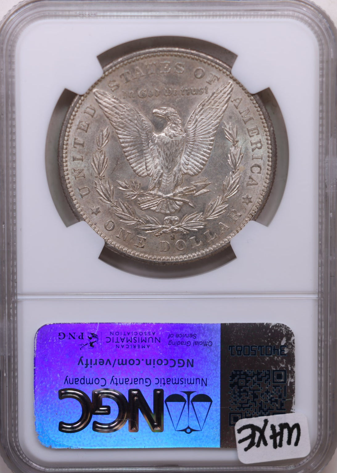 1884-S Morgan Silver Dollar, Uncirculated, NGC MS-60, Store SALE #GDR0305.