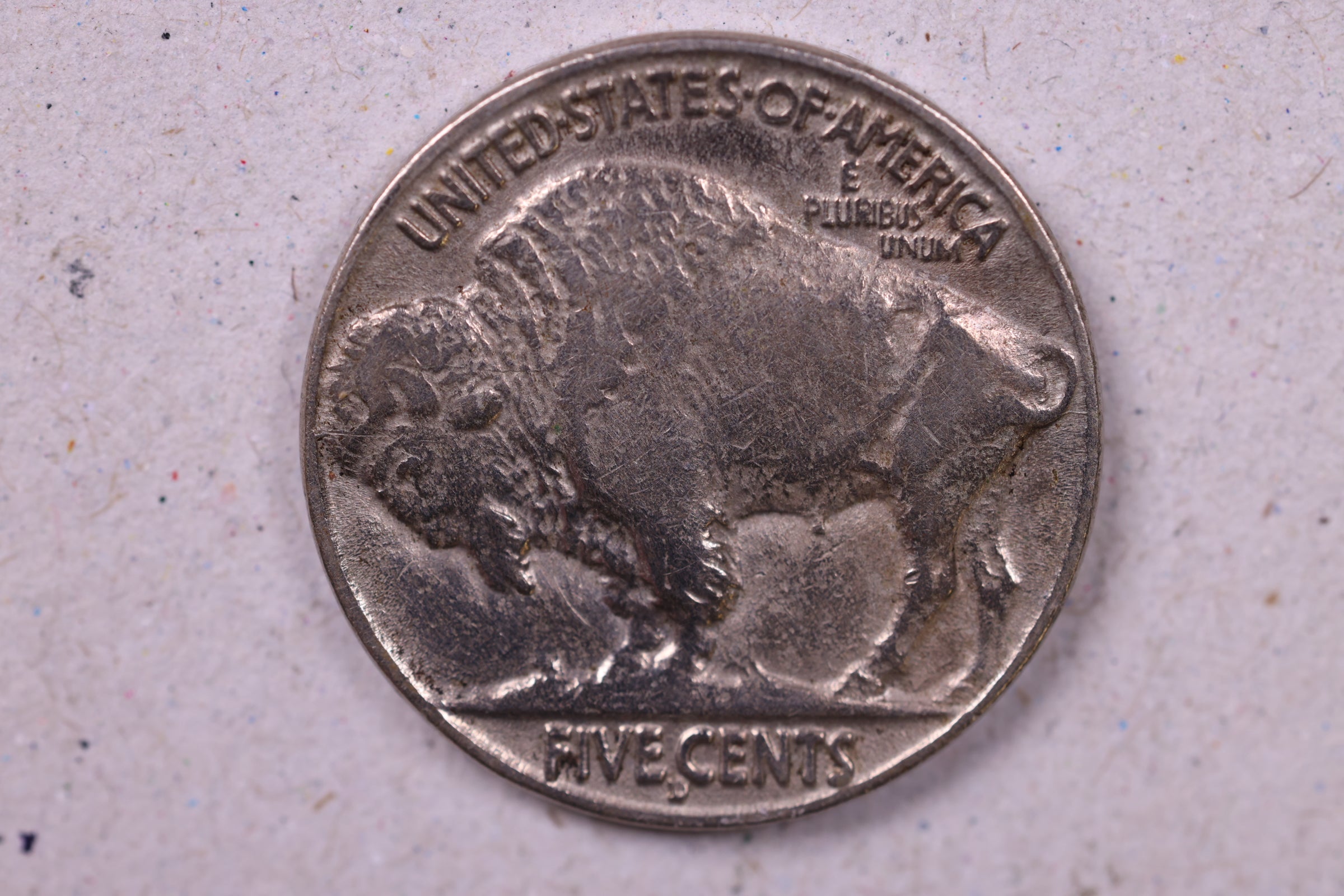1914-D Buffalo Nickel., Extra Fine + Circulated Coin., Store#0987