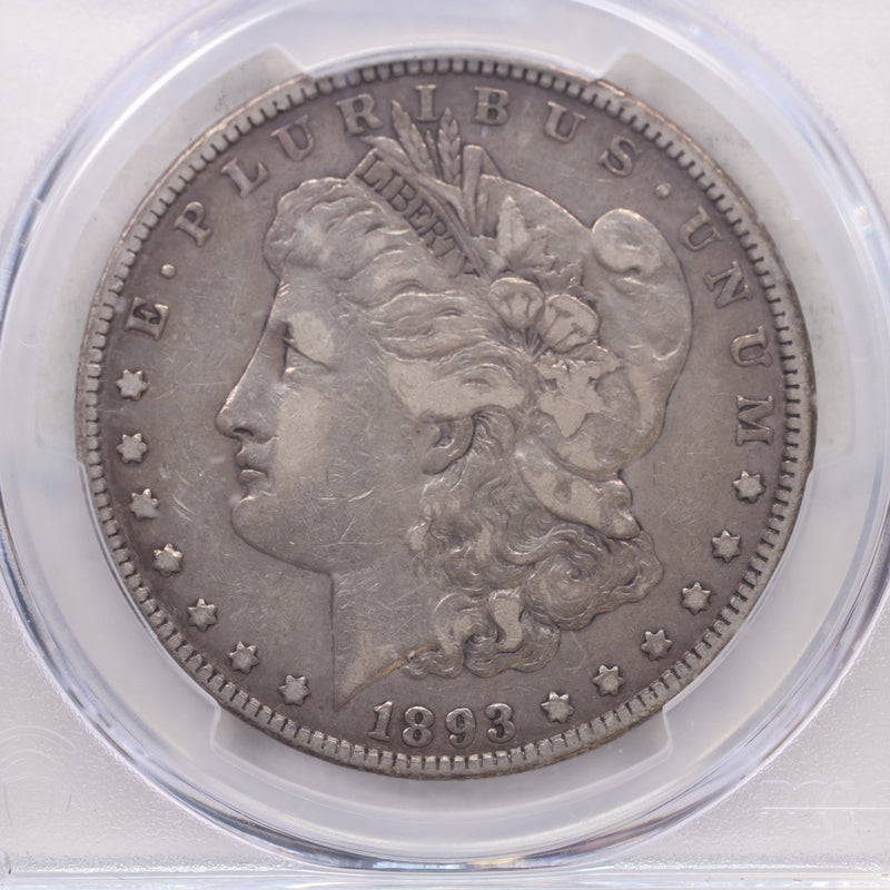 1893 Morgan Silver Dollar, Circulated, PCGS VF-20, Store SALE