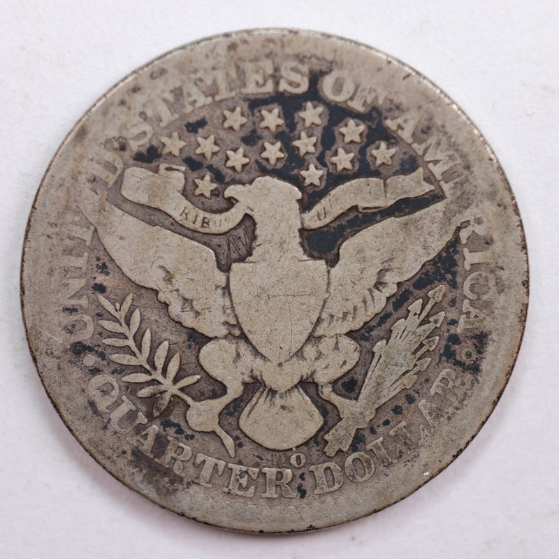 1907-O Barber Quarter, Abt Good Circulated Coin, Store