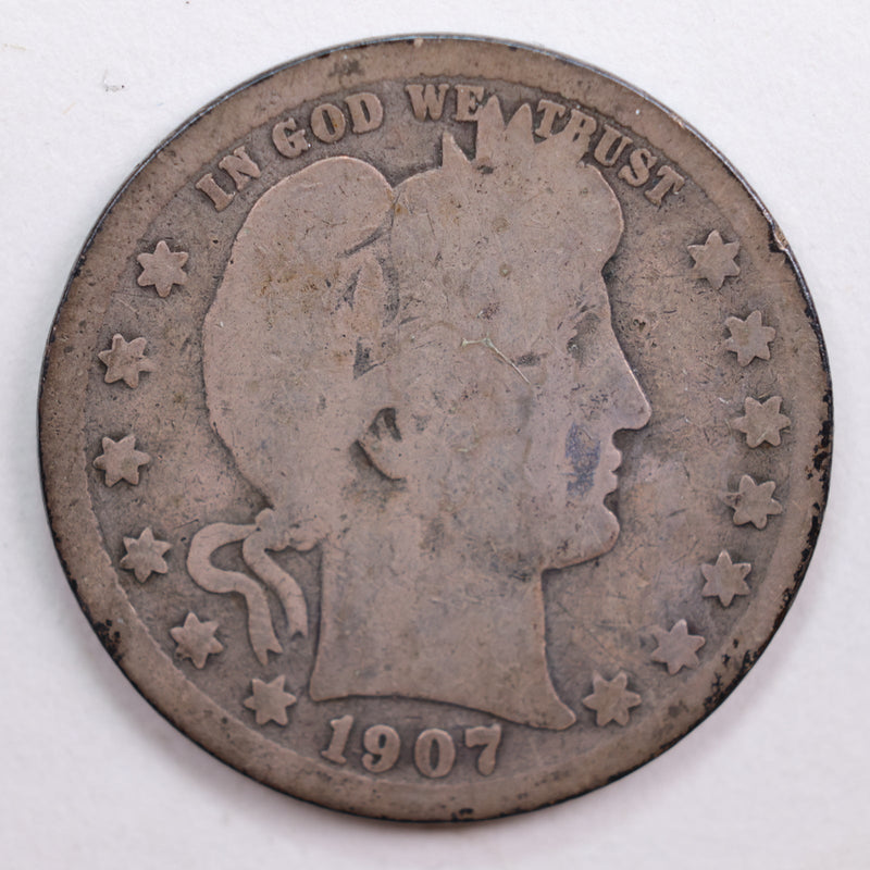 1907-O Barber Quarter, Good Circulated Coin, Store