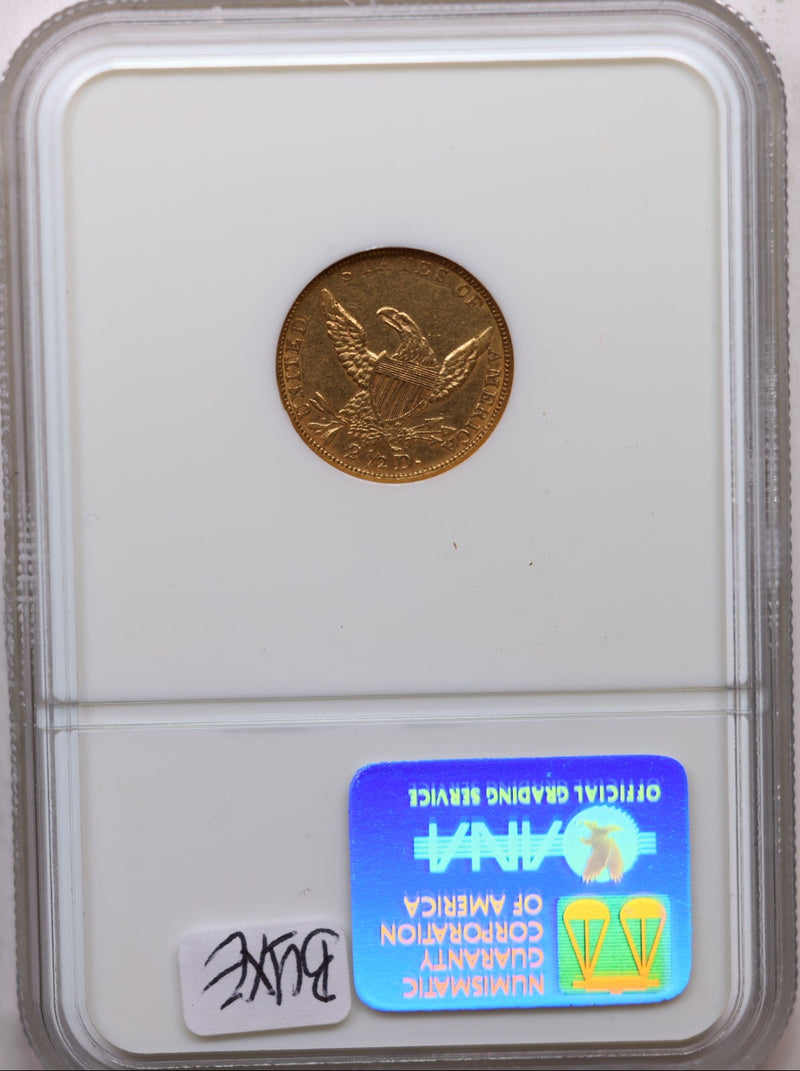 1836 $2.50 Quarter Eagle, Classic Head, Circulated, NGC XF-45, Store Sale