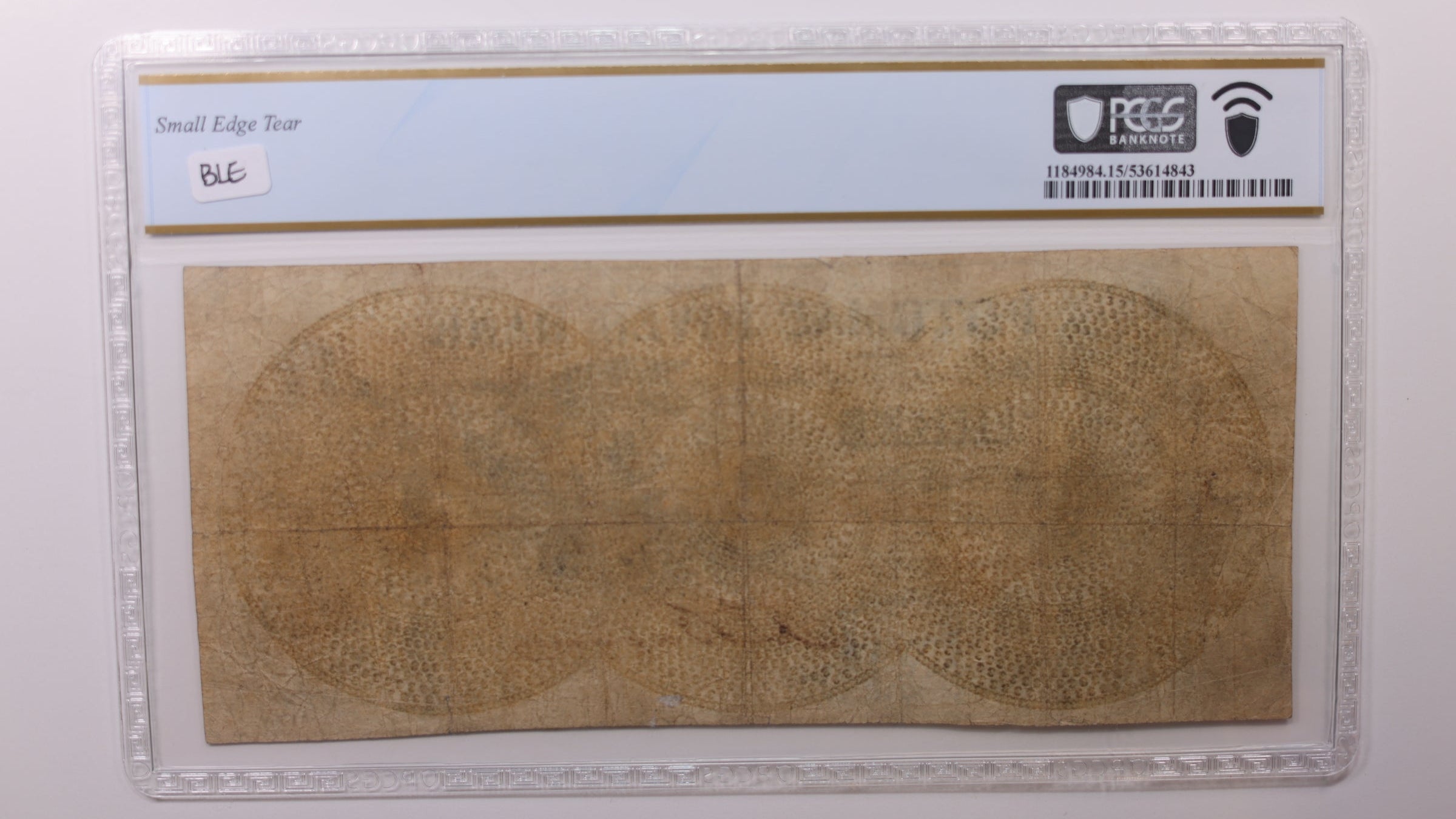 1855 $3 Washington, D.C. Obsolete Currency, PCGS Fine-15, STORE #GDC066.