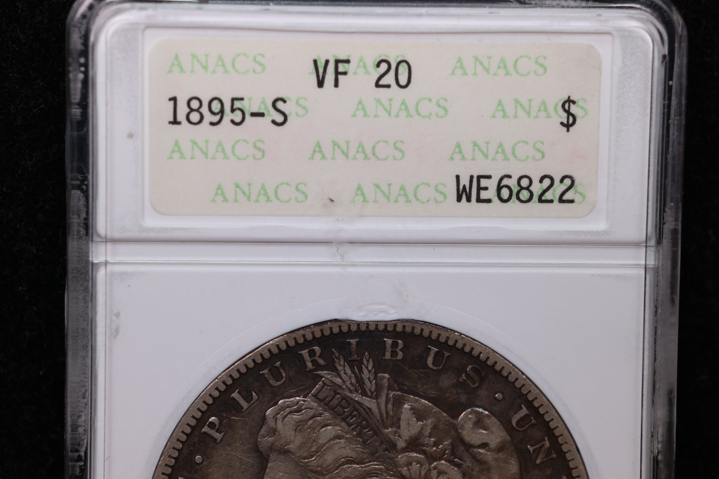 1895-S Morgan Silver Dollar, ANACS Certified. Store Sale #S015001