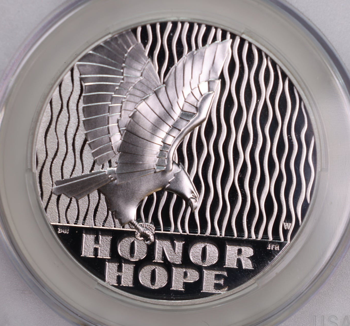 2011-W September, 11 U.S. Mint Silver Medal, CAC PR70, Store #GMC116
