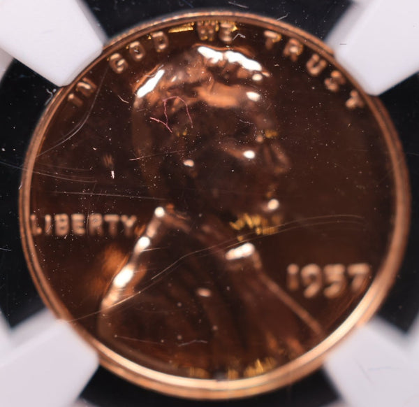 1957 Lincoln Proof Wheat Cents, NGC Certified,. Store Sale #S015003