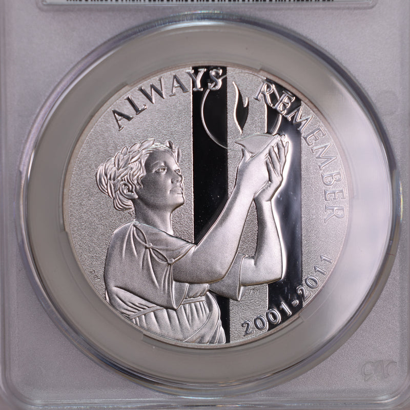 2011-W September 11., U.S. Mint Silver Medal., CAC PR69., Store GMC117
